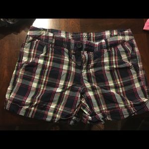 Maurice’s plaid shorts